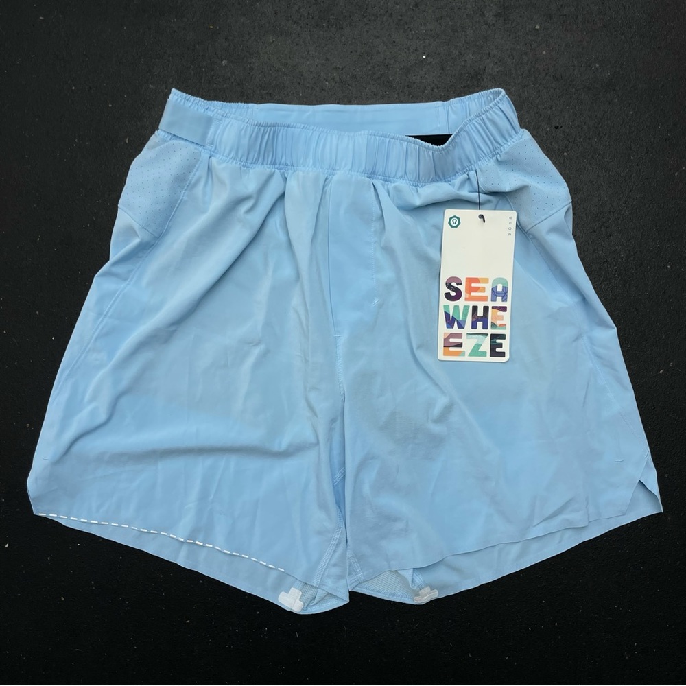 lululemon SeaWheeze Surge 6” Lined Shorts mens size small Limited Edition
